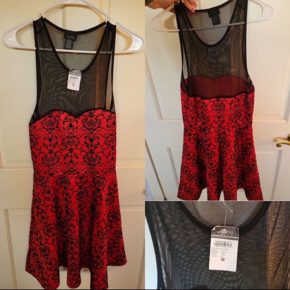 Rue21 red formal dress